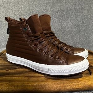 mens size 11 Converse All Star Brown Leather Counter Climate